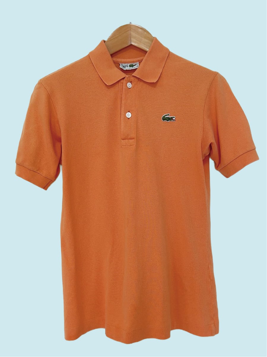 LACOSTE ラコステ｜希少ヴィンテージ こなれ感がおしゃれなのオレンジ
