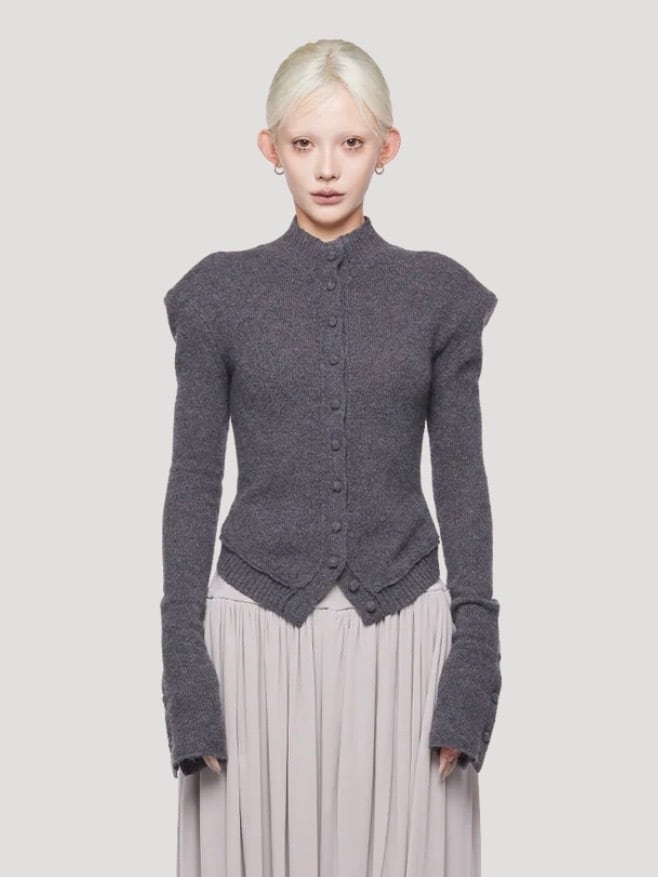 26SS】FETICO フェティコ / レースニットカーディガン / LACE KNIT