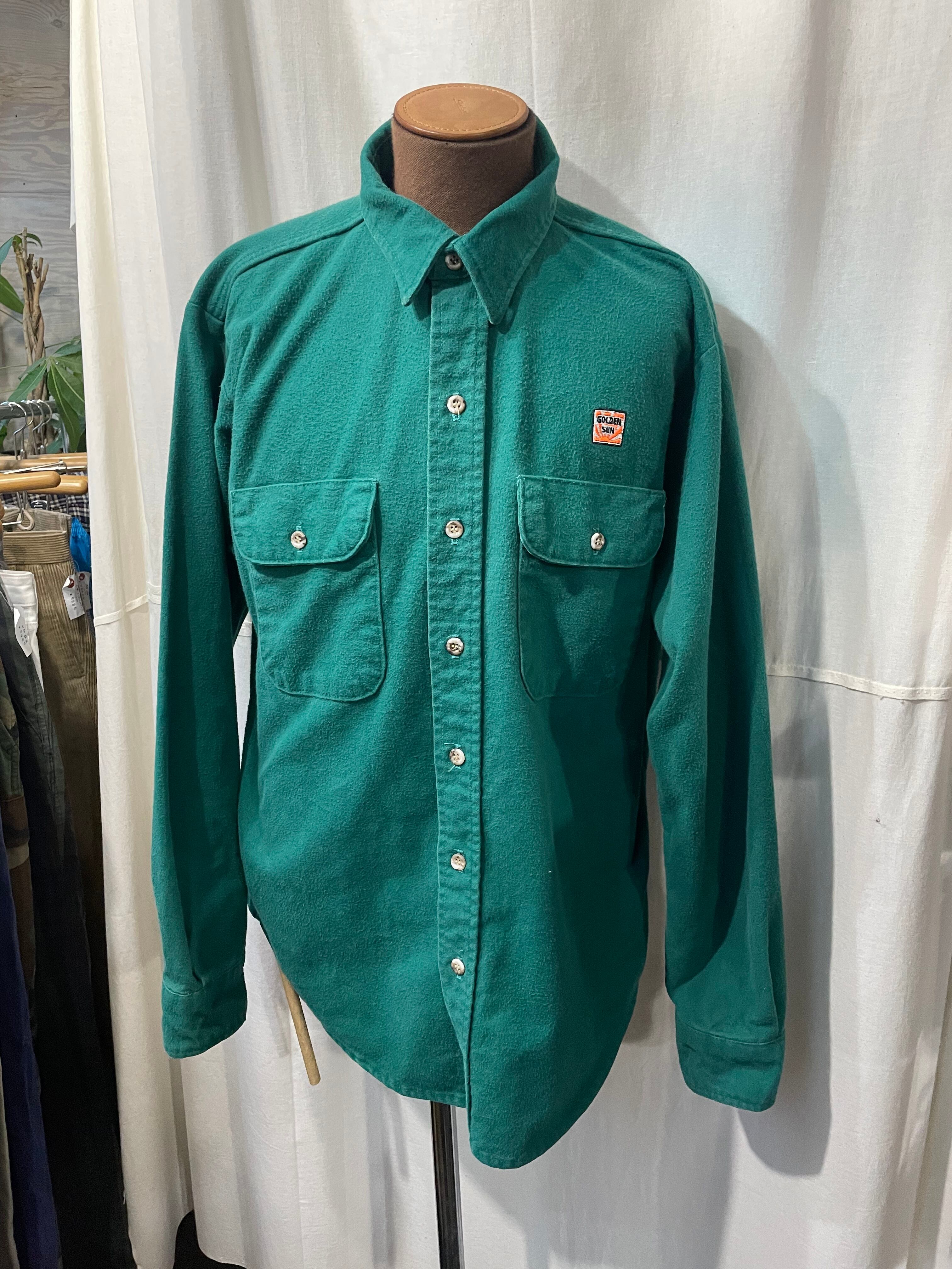 60's VINTAGE 5Brother ネルシャツ　マチ付き 60's 5 BROTHER マチネル｜VINTAGE / ヴィンテージ-SHIRT