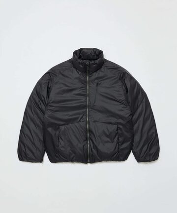 90s OLD STUSSY/Down Jacket/紺タグ/L/ダウンジャケット/刺繍ロゴ 