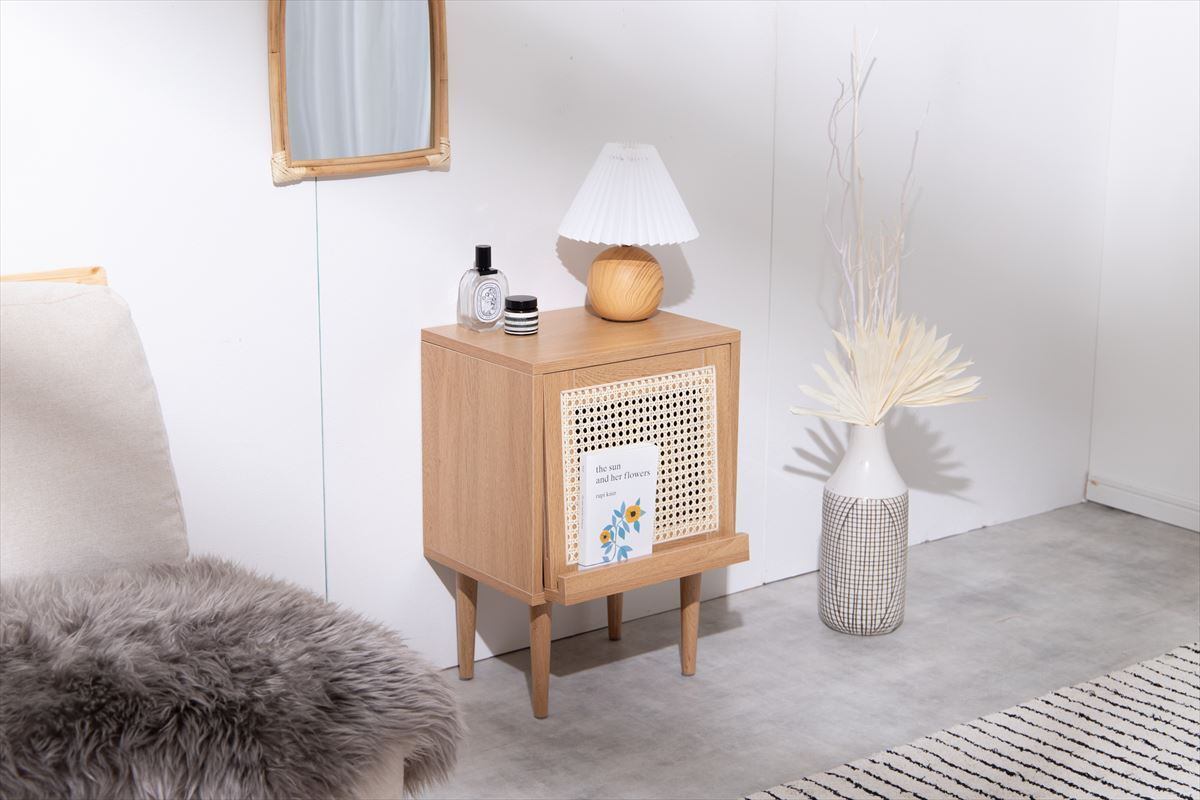 Komero ラタンサイドキャビネット | karitoku