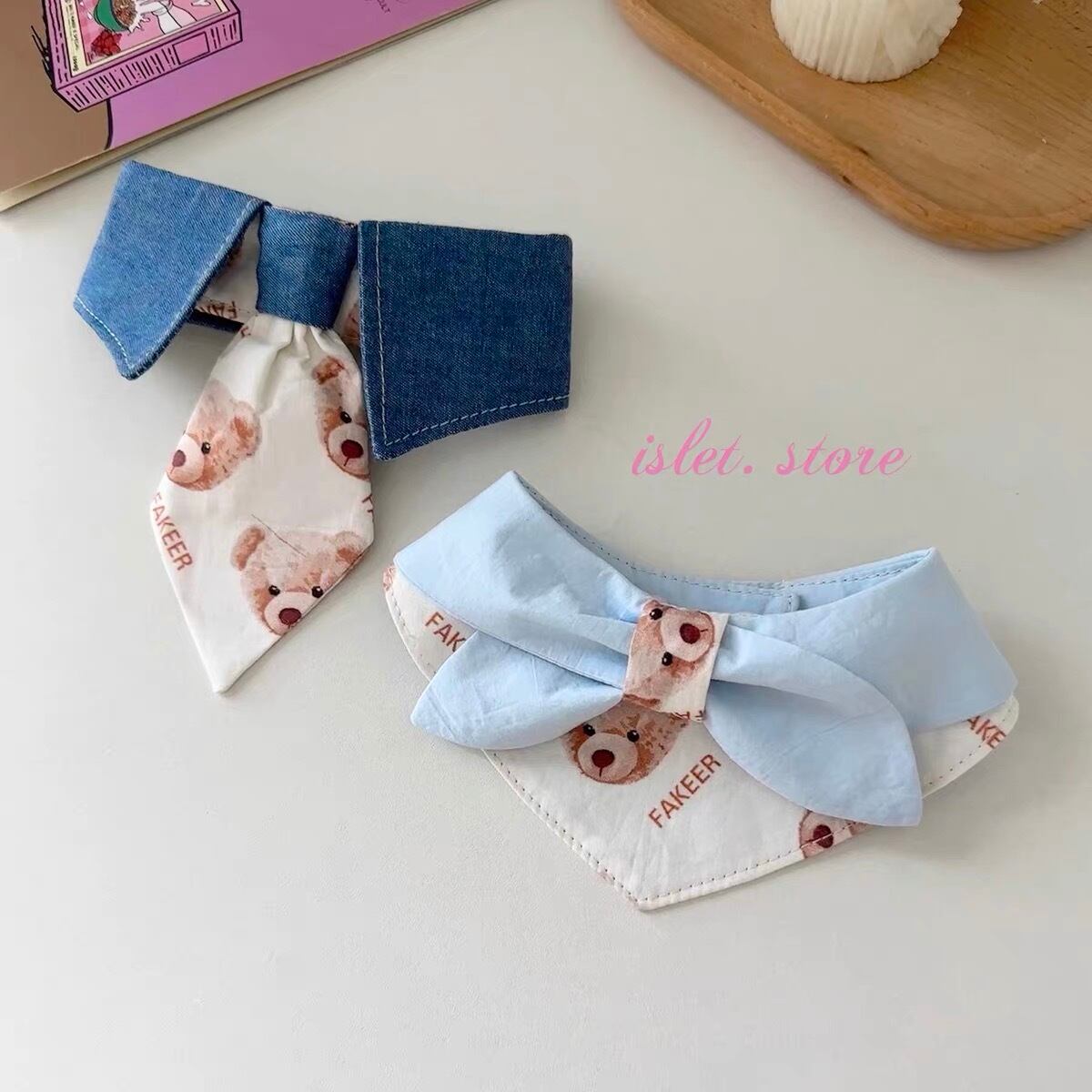 テディベアリボン&ネクタイ islet 猫