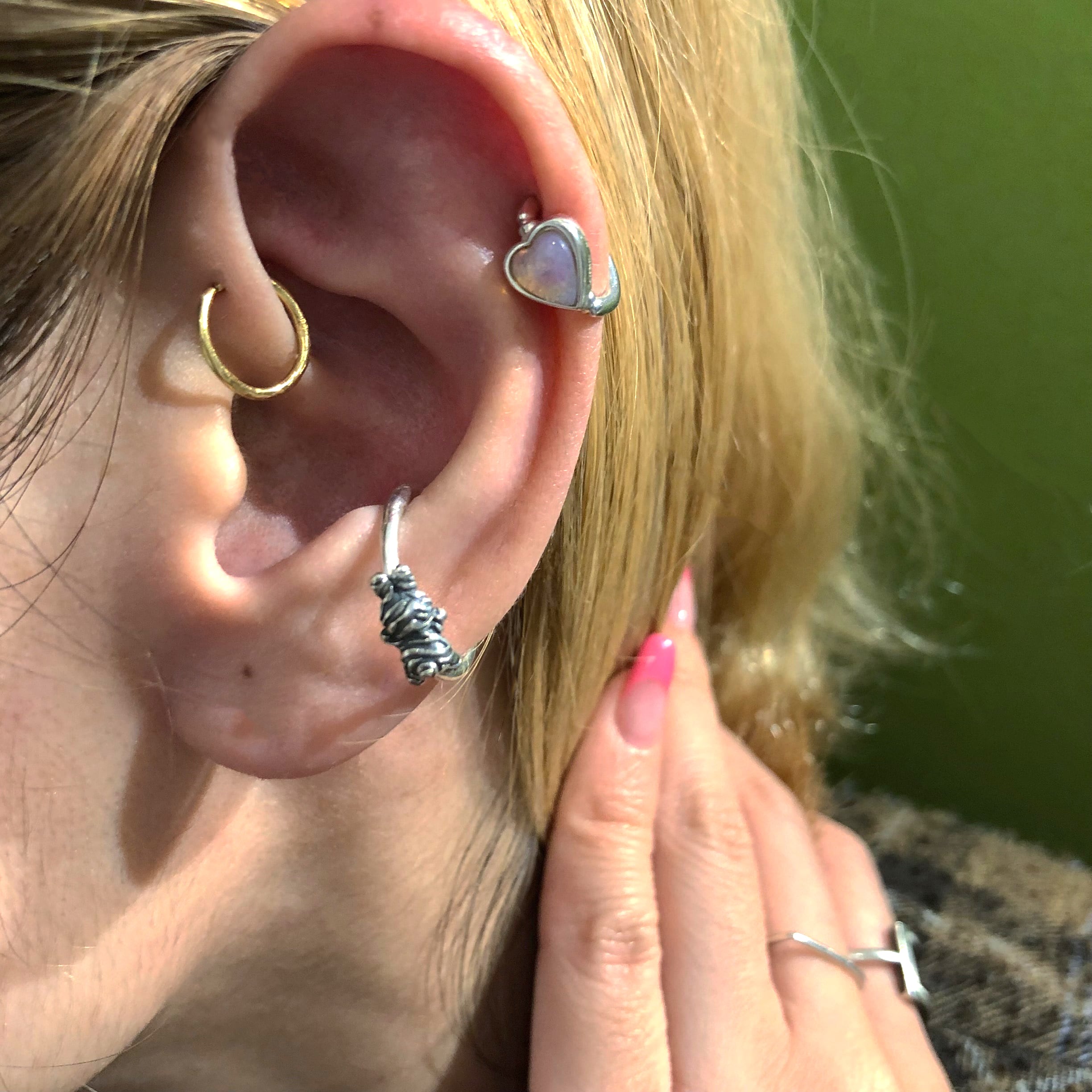 ゼブラうさぎ® CHARMのsnap RING body jewelry チャーム単体