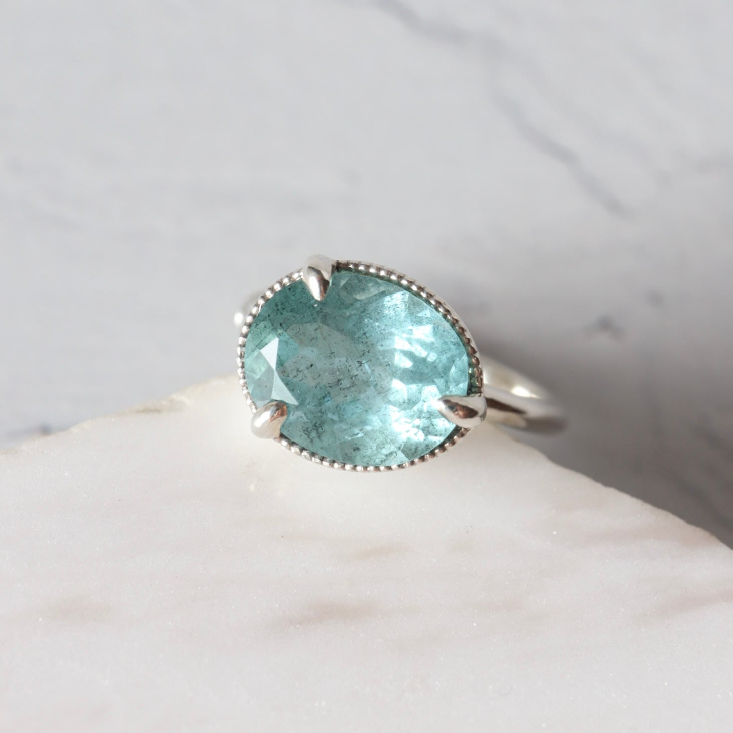 Moss Aquamarine モスアクアマリン リング 【1点限定】 | DoubleMoon