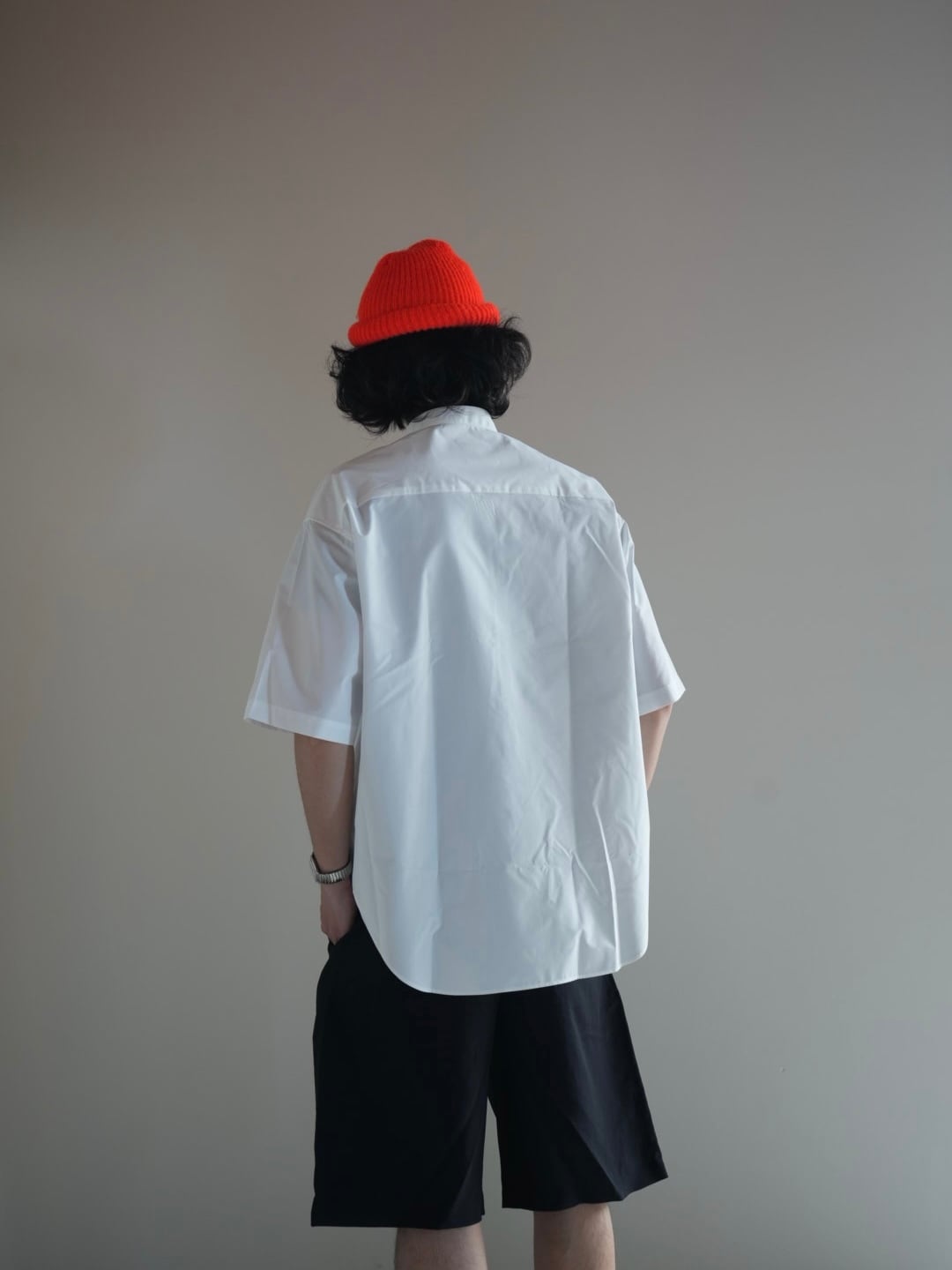 美品 NEUTRALWORKS ニュートラルワークス 半袖シャツ L NEUTRALWORKS ニュートラルワークス【 Half Sleeve Broad Band Collar