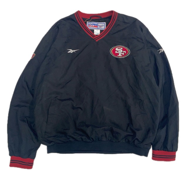 Reebok NFL 49ers 90s プルオーバーナイロンジャケット XL | vimfurugi