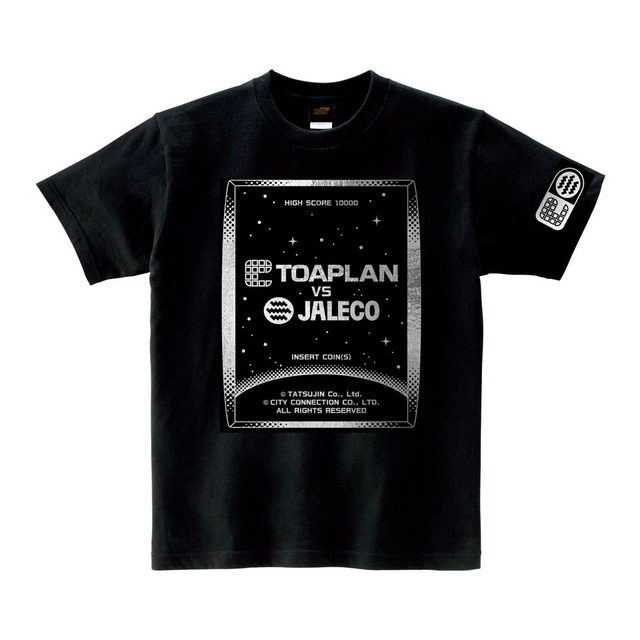 「東亜プラン vs ジャレコ」コラボ Tシャツ　レトロゲーム