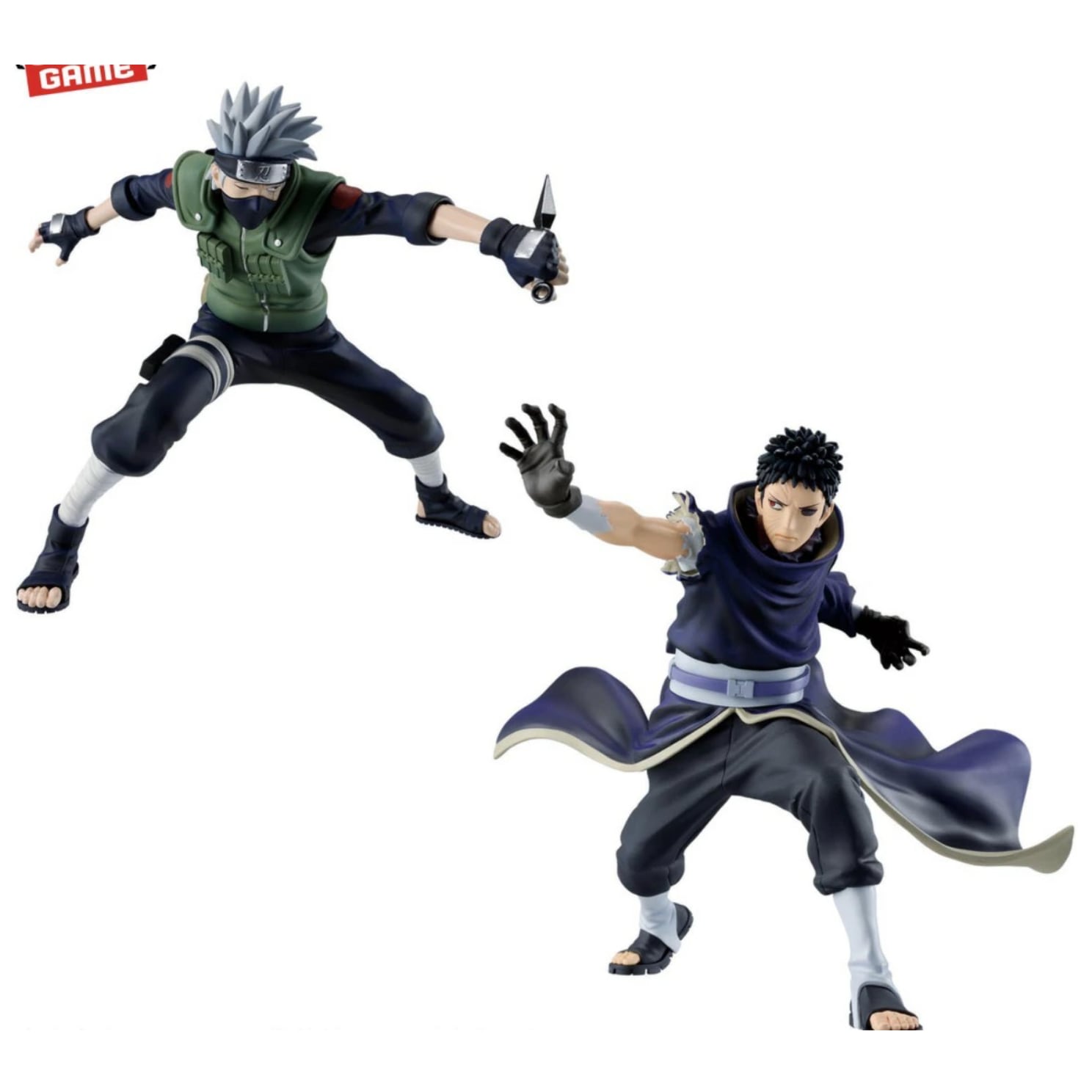 ナルト VIBRATION STARS はたけカカシ うちはオビト 3体セット NARUTO 72 series- 63 VIBRATION STARS-HATAKE KAKASHI & UCHIHA OBITO