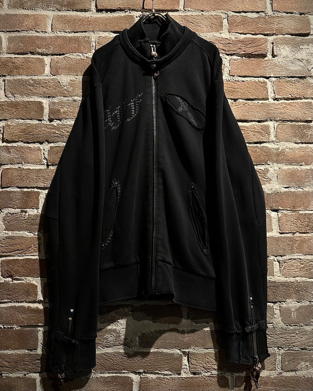 【Caka act3】Layered Gimmick Loose Sweat Jacket