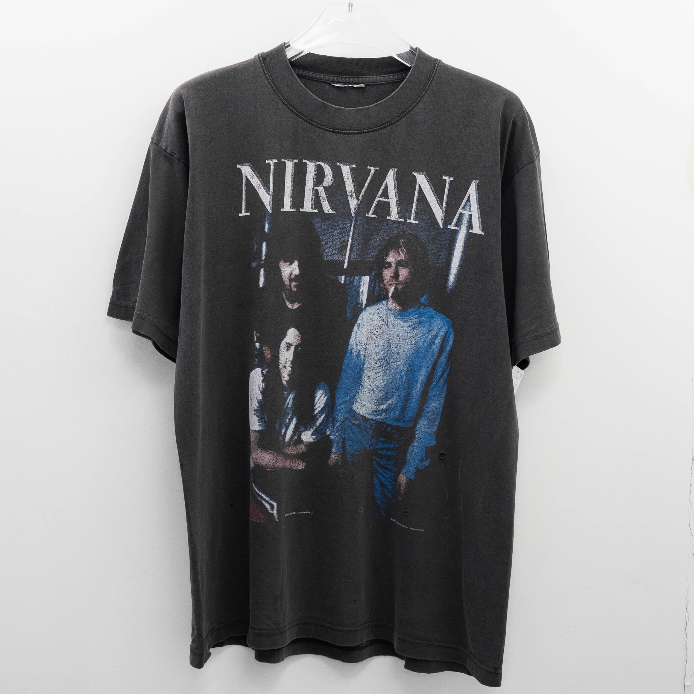 Nirvana " Portrait Back Smile " Cut Tag Fits XL【A8-675】
