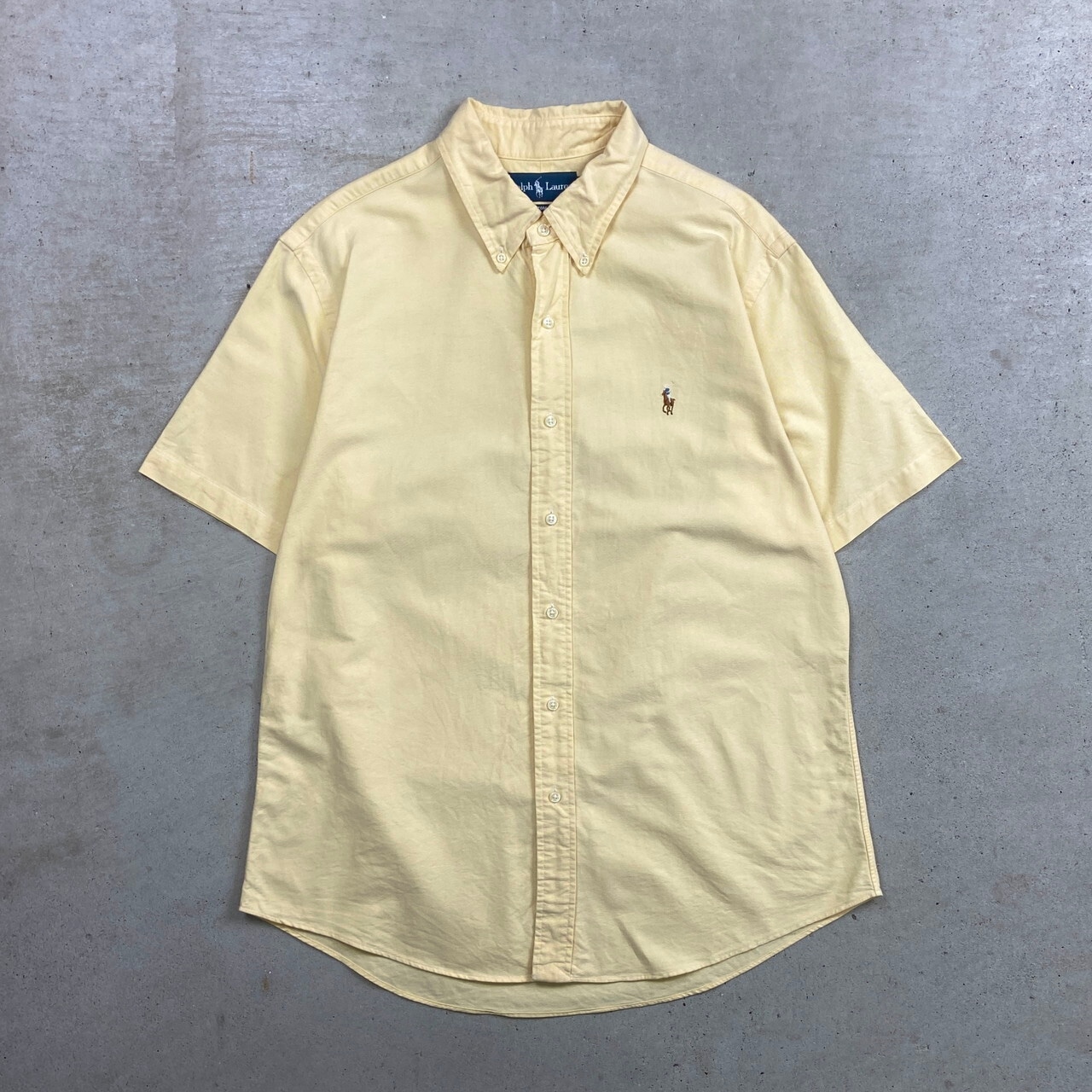 00年代 Polo by Ralph Lauren 半袖シャツ オックスフォードシャツ 