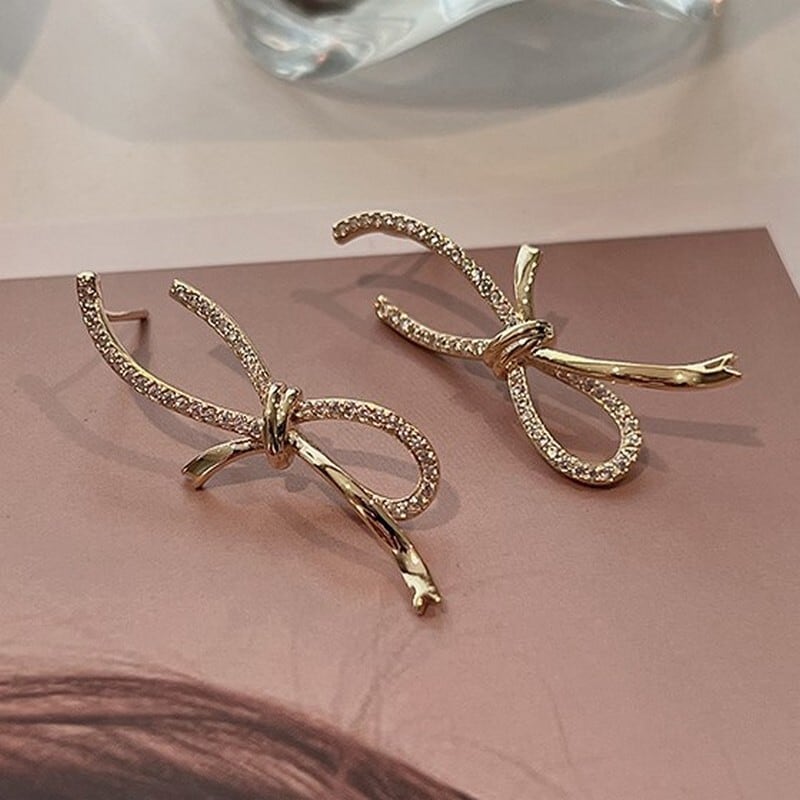 リボンフープピアス 100085 | coto.meki