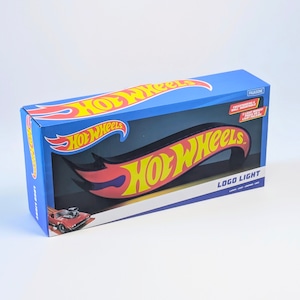 ⚡️アメリカンなムードにしたい方は◎⚡️【 Hot Wheels ( ホットウィール ) 】HOT WHEELS LOGO LIGHT / ロゴライト / ムードランプ〚アメリカン雑貨 アメトイ〛