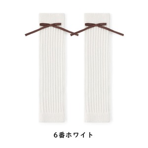 GOODSリボン付きレッグウォーマー