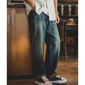 リラックスストレートロールアップジーンズ 10128