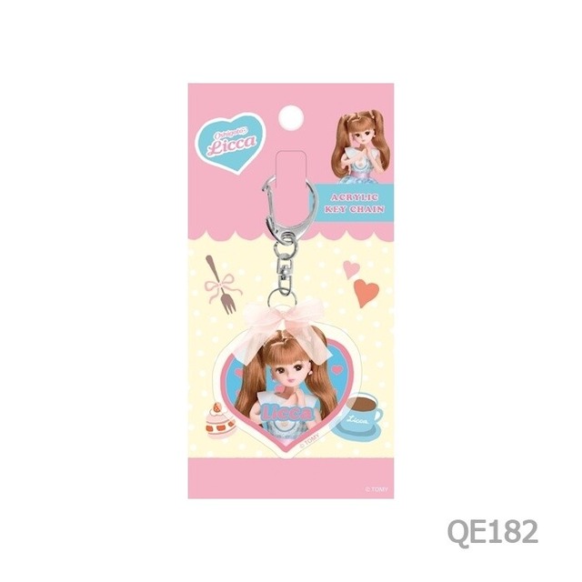 古川紙工 × リカちゃん　Oshigoto Licca　ケーキショップ　リボン付き・アクリルキーホルダー