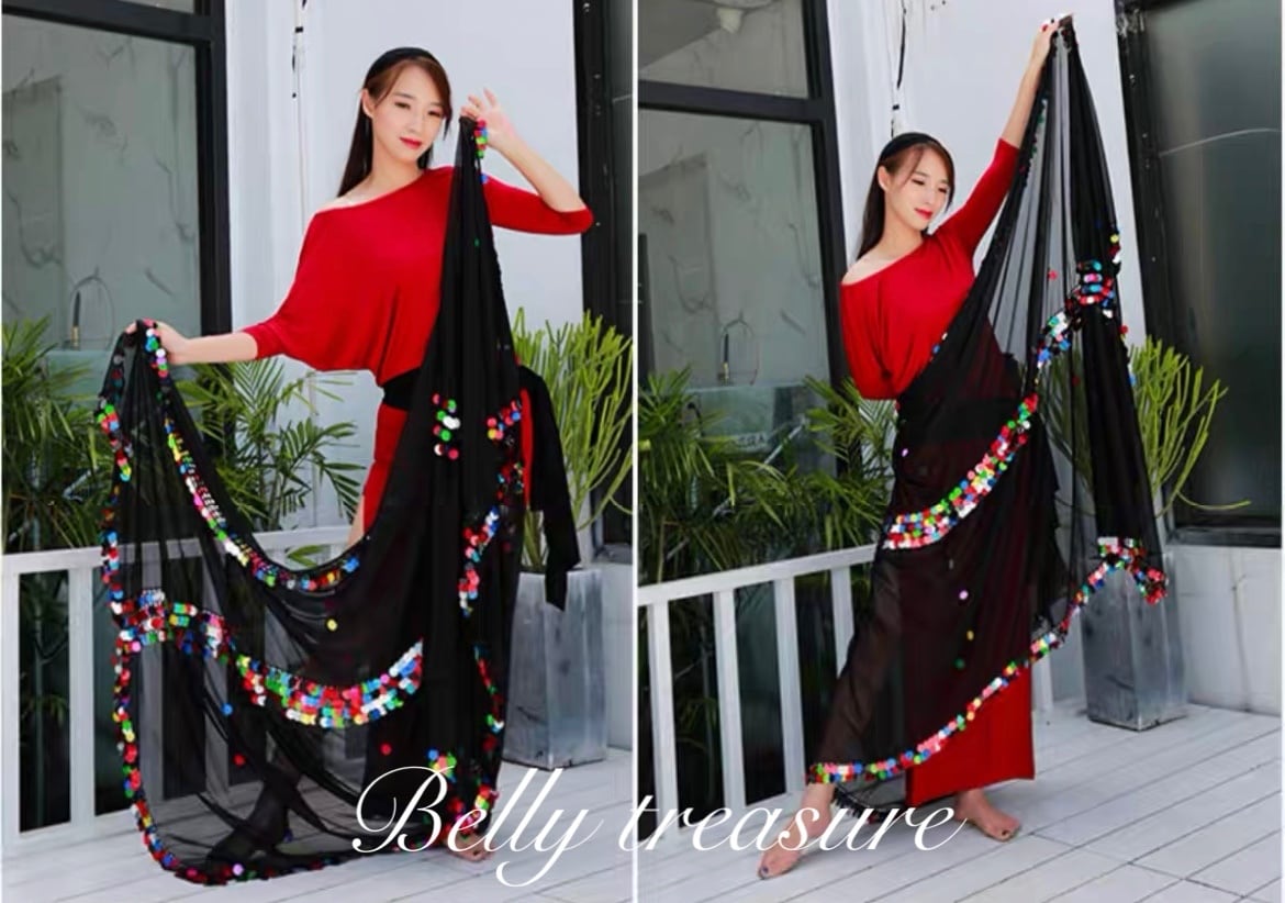 ミラーヤ用 ベール 3カラー 250×125 BQ 3311 202109 | Belly Treasure®︎