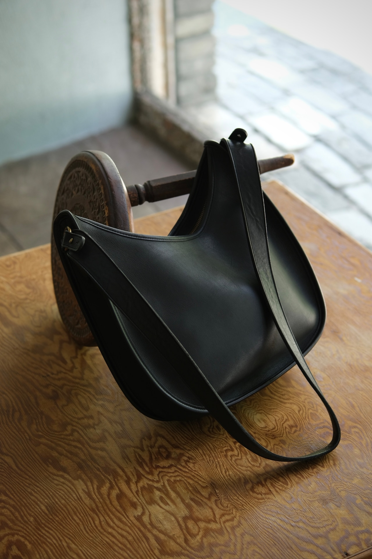 Utah/80-90’s “OLD COACH” glove leather shoulder bag