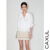 Layered Chiffon Frill Blouse/2color