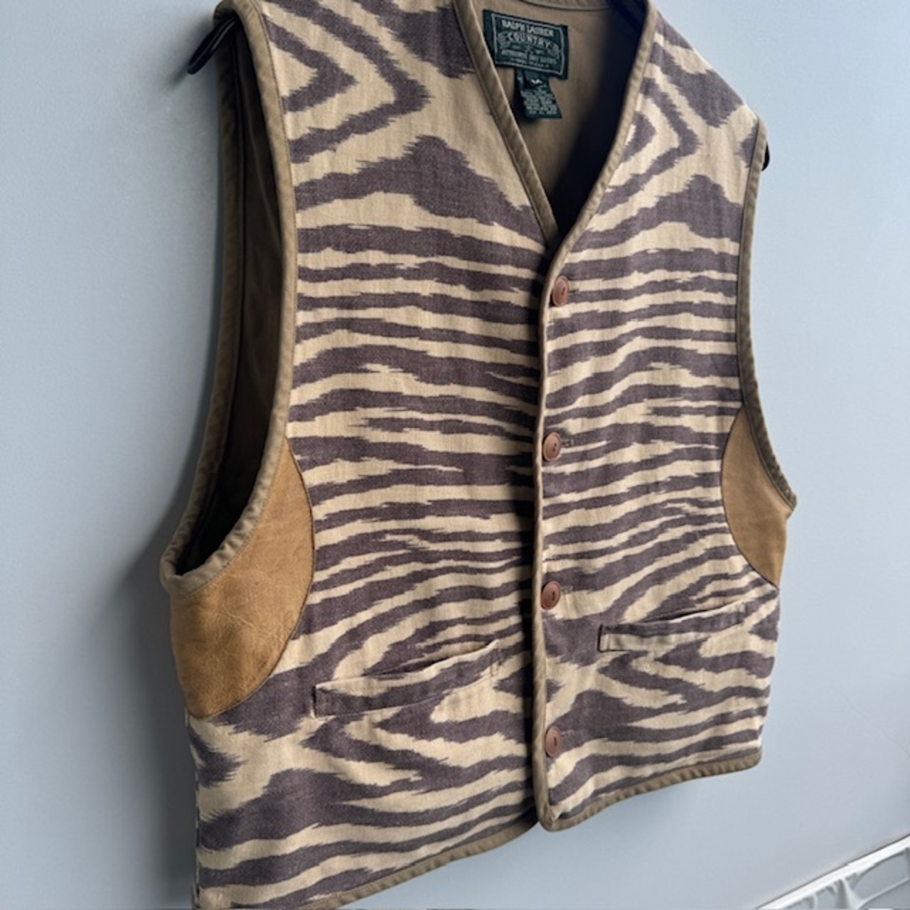 Ralph Lauren Country サファリベスト 80s 画像2