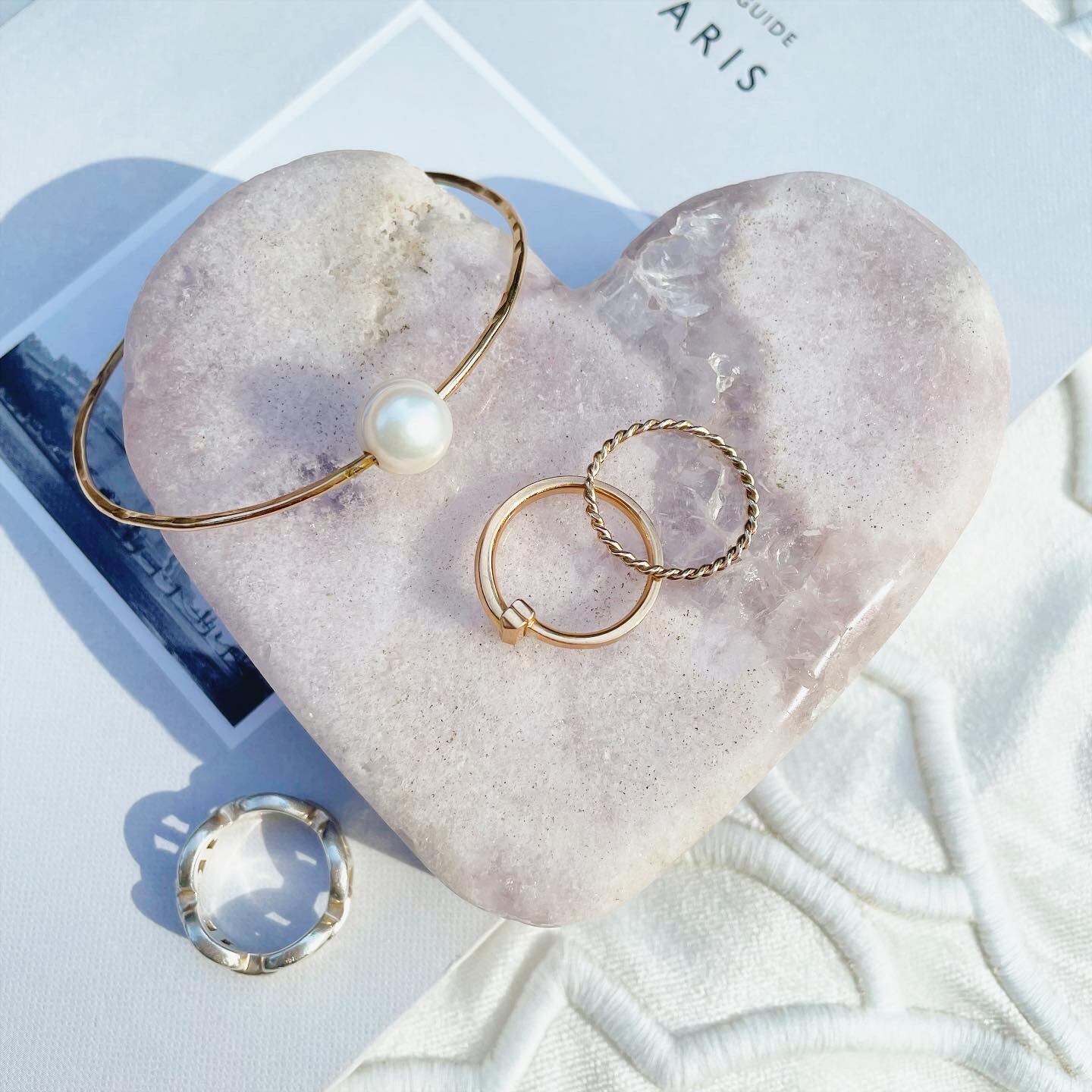 Pink Amethyst Heart 2