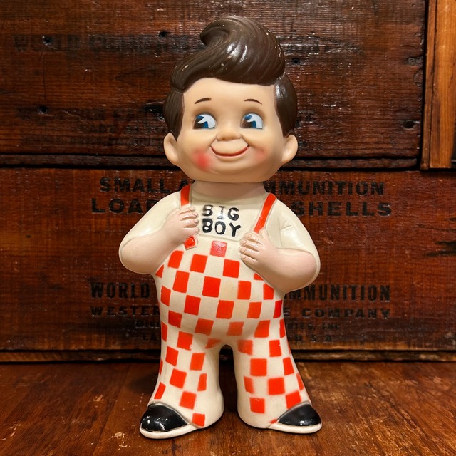 1970s BIG BOY ビッグボーイ ボビー君 ヴィンテージ ソフビ貯金箱