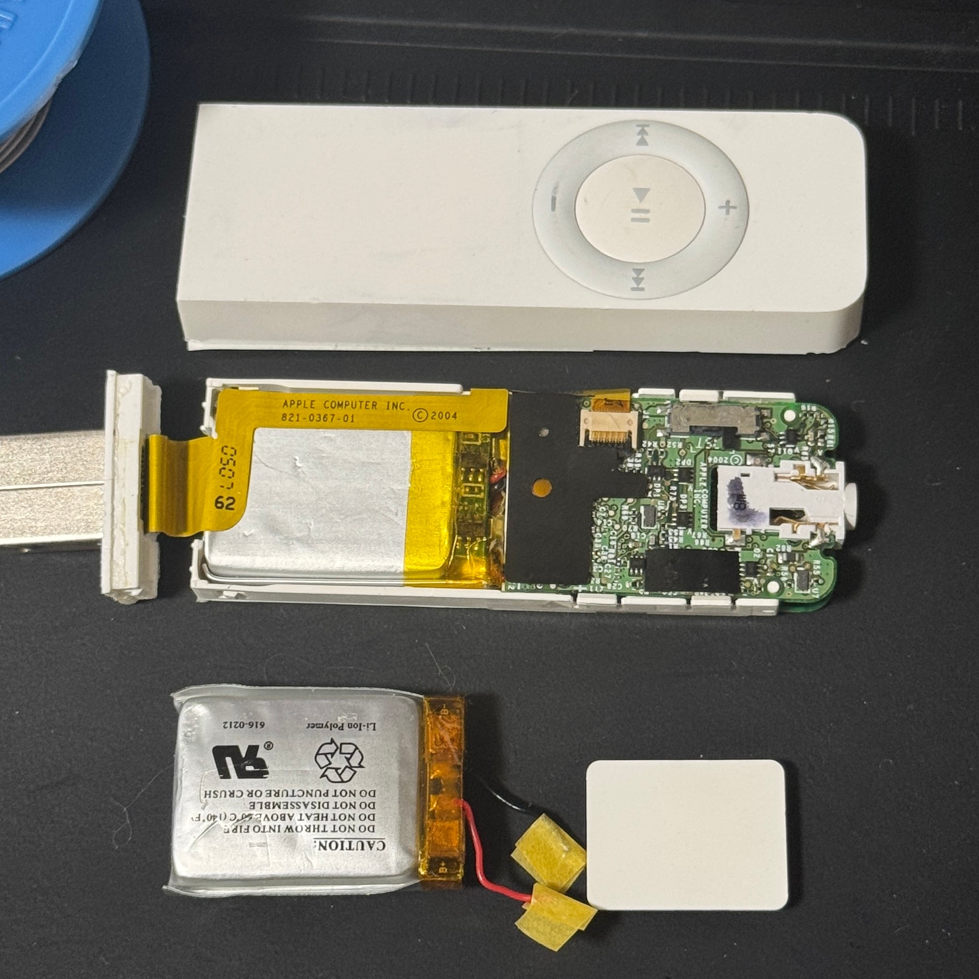 充電ケーブル不要】Apple 初代 iPod shuffle 512MB | 新品バッテリー