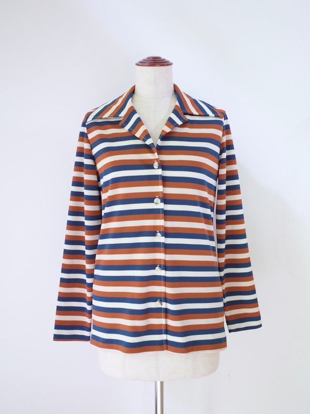 70s Graff Border Shirt Jacket