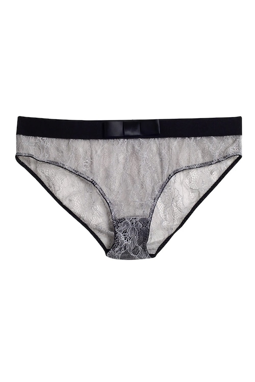 Maike Lace Knickers - Grey