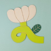 < あきやまりか > 木製パネル作品 - 35