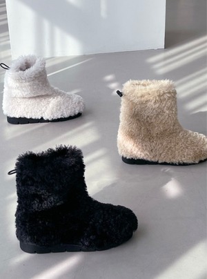 [BELLMI] snow fur boots (3color)