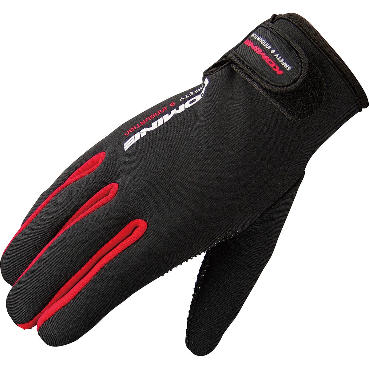 【新着特価】コミネ(KOMINE) バイク用 グローブ ネオプレーングローブ レッド S GK-753 665 秋冬春向け 防風
