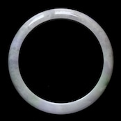 【内径 約62mm】やわらかいラベンダー色！翡翠バングル ラベンダー、グリーン、ホワイトの３カラー A貨翡翠 jd_bg1057