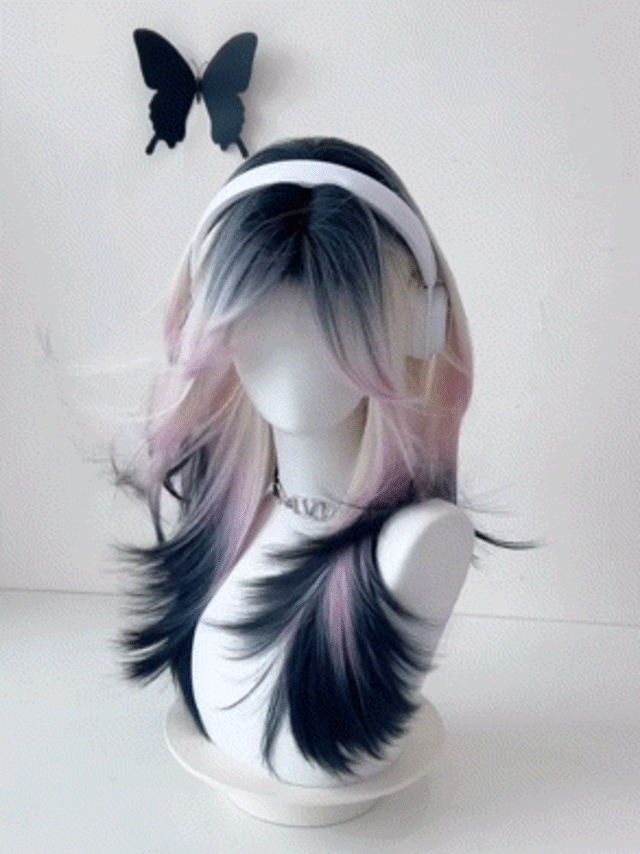 Basic - Cotton Candy Swirl【商品番号 10059】レースフロントなし×