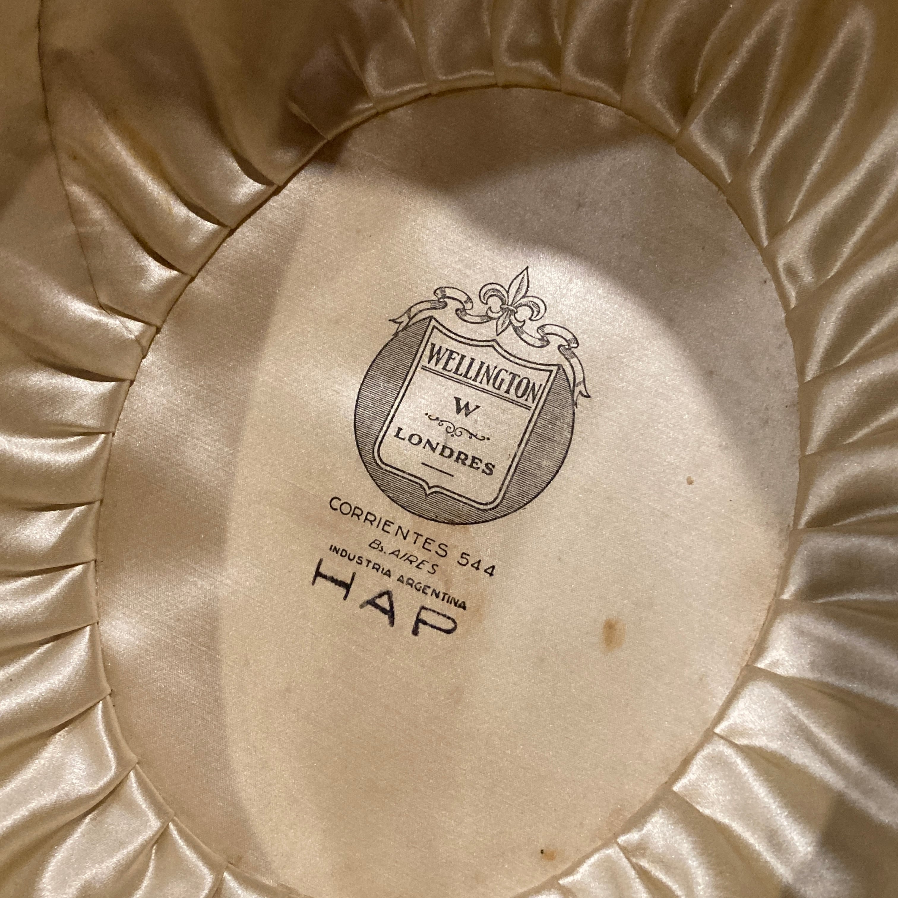 WELLINGTON LONDRES アルゼンチン製 ボーラーハット ハット 黒 山高帽