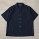 “Size L”Polo Ralph Lauren CALDWELL Silk × Cotton Shirt” Black”