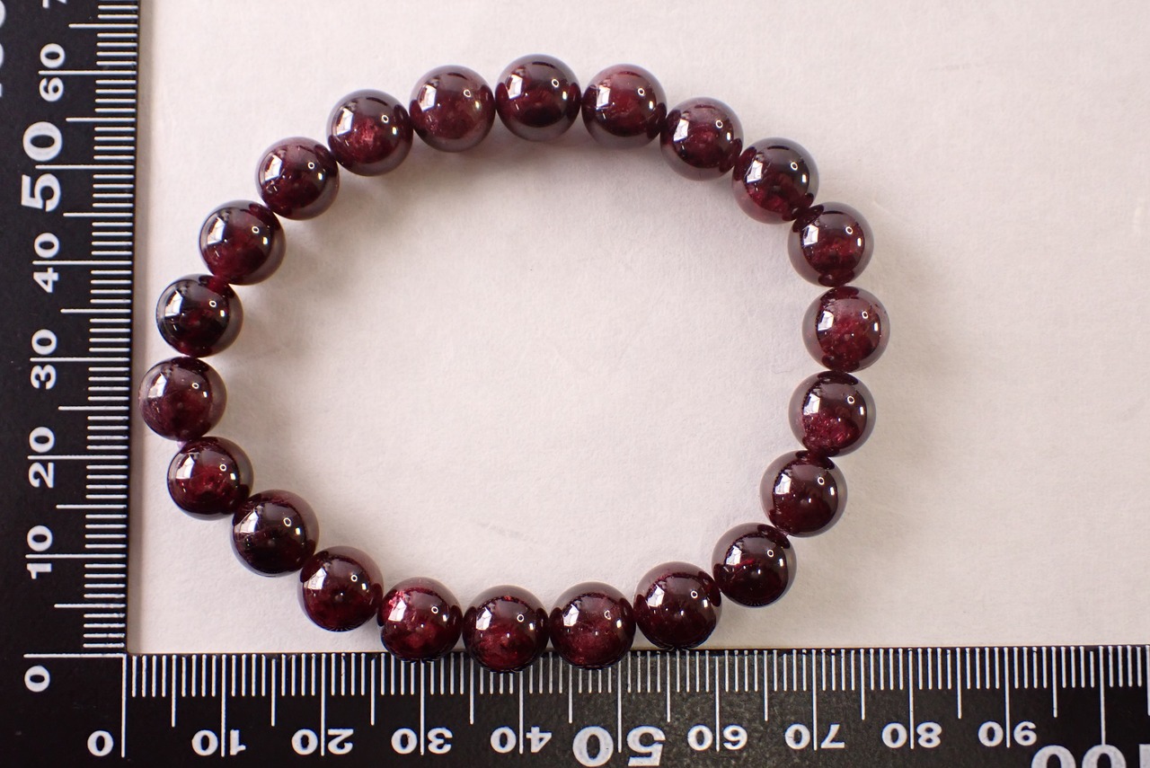 ガーネットブレスレット　 [D3-178]