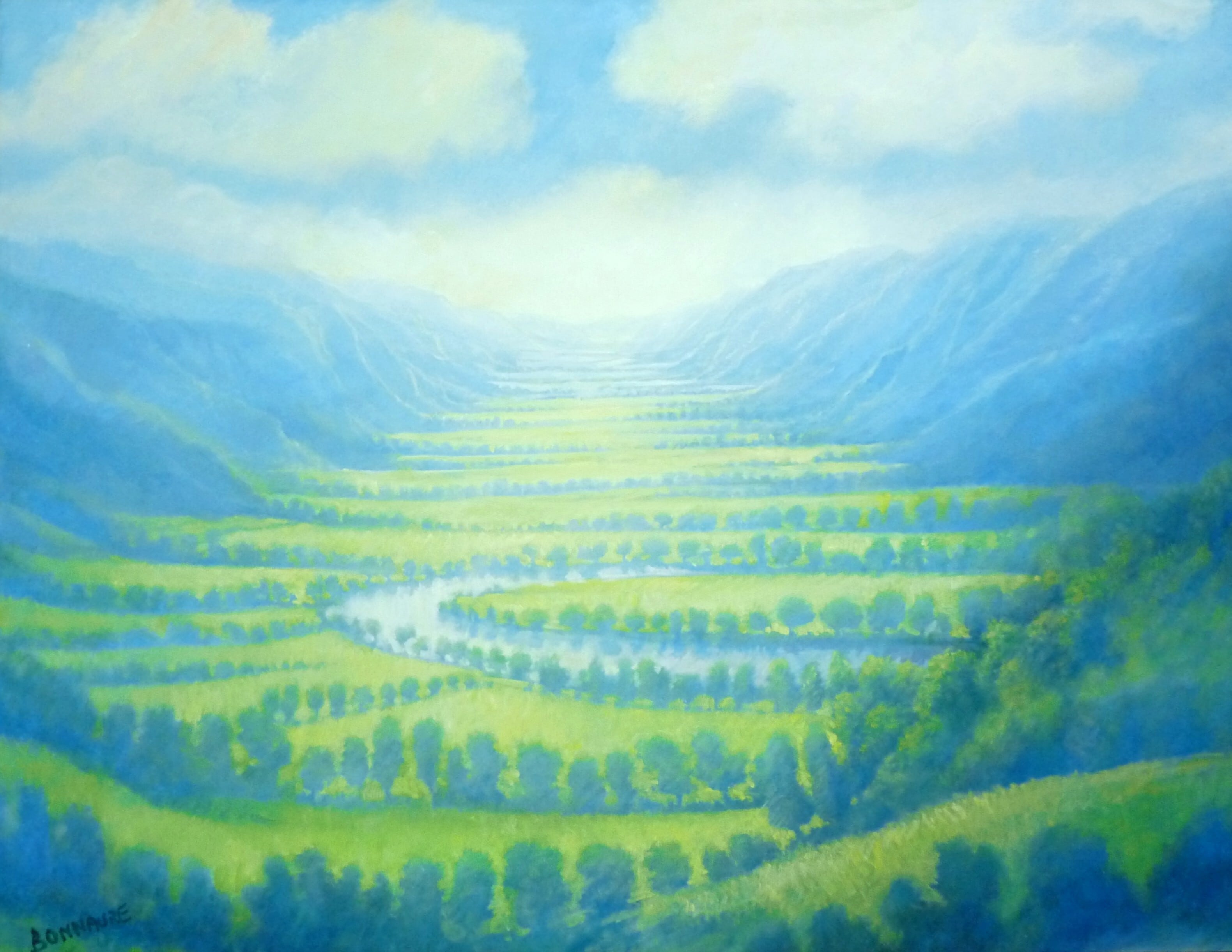 値下げ◎絵画◎コルドバの岸辺 ◎ 値下げ◎絵画◎コルドバの岸辺