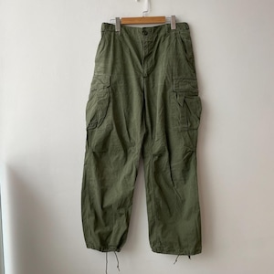 【214】US ARMY ジャングルファティーグ パンツ M 4th リップストップ