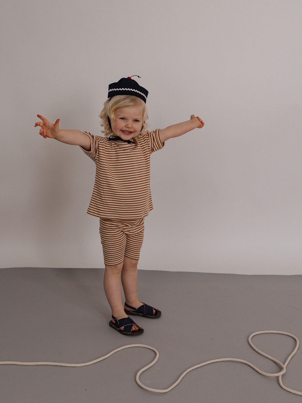 ORGANIC ZOO　Copper Stripes Boxy T-Shirt