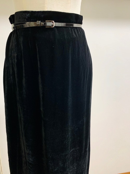 Vintage Velvet Wrap Skirt