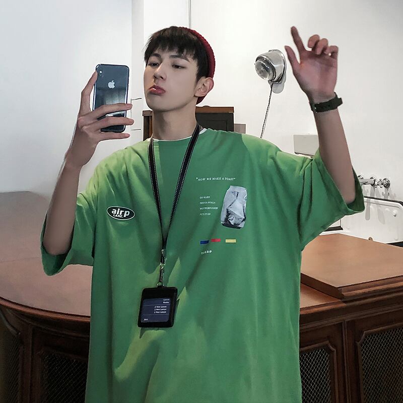 全3色 Tシャツ カットソー プリント カジュアル おしゃれ