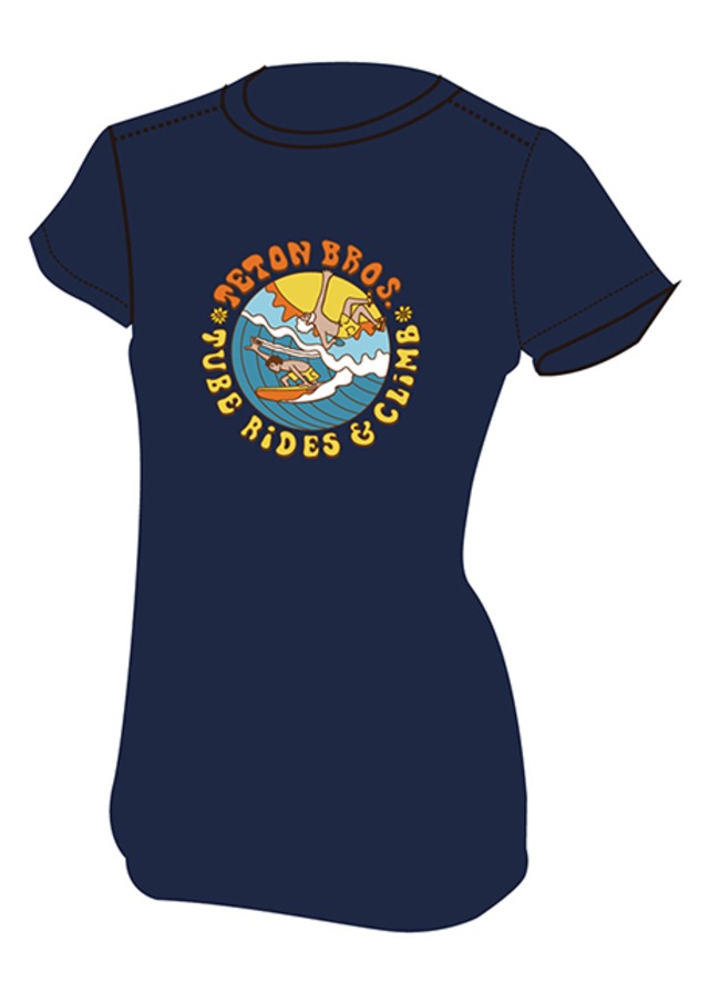 【Teton Bros】 Ws Surf and Climb Tee(Navy)