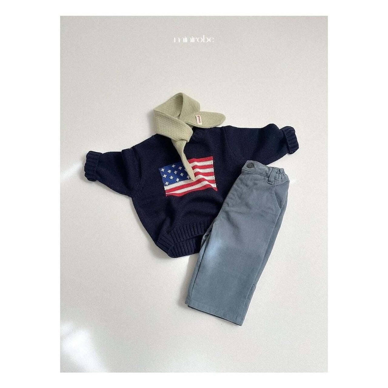 【取寄】minirobe ボタンピーチパンツ|冬服|韓国子供服