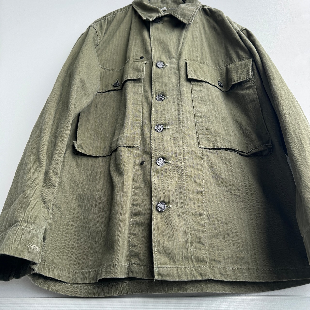 US Army M-43 HBT シャツジャケット 40s 画像5