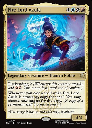 MTG《火の王アズーラ/Fire Lord Azula(TLA)》英語