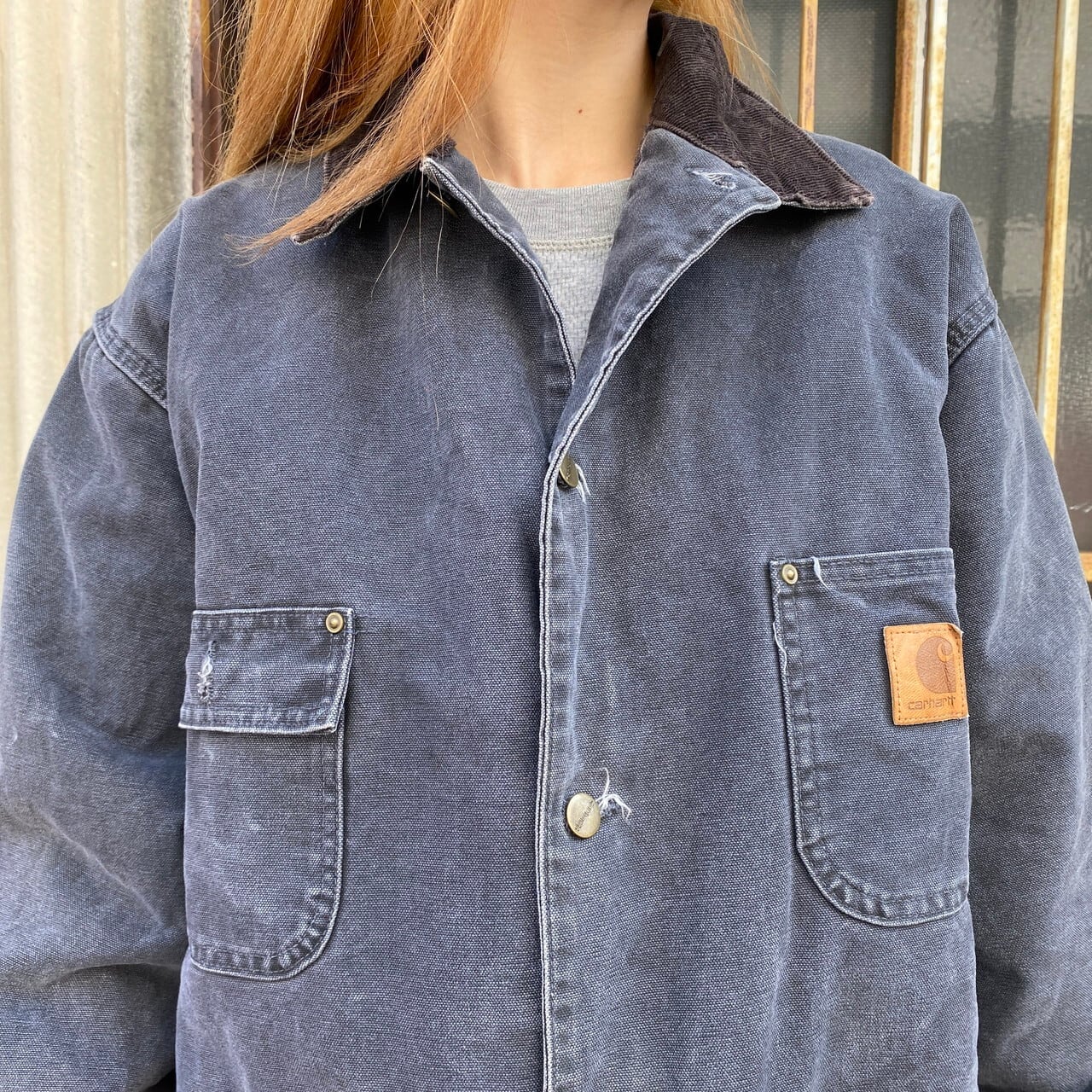 USA製 90年代 Carhartt カーハート ミシガンチョアコート ダック地 