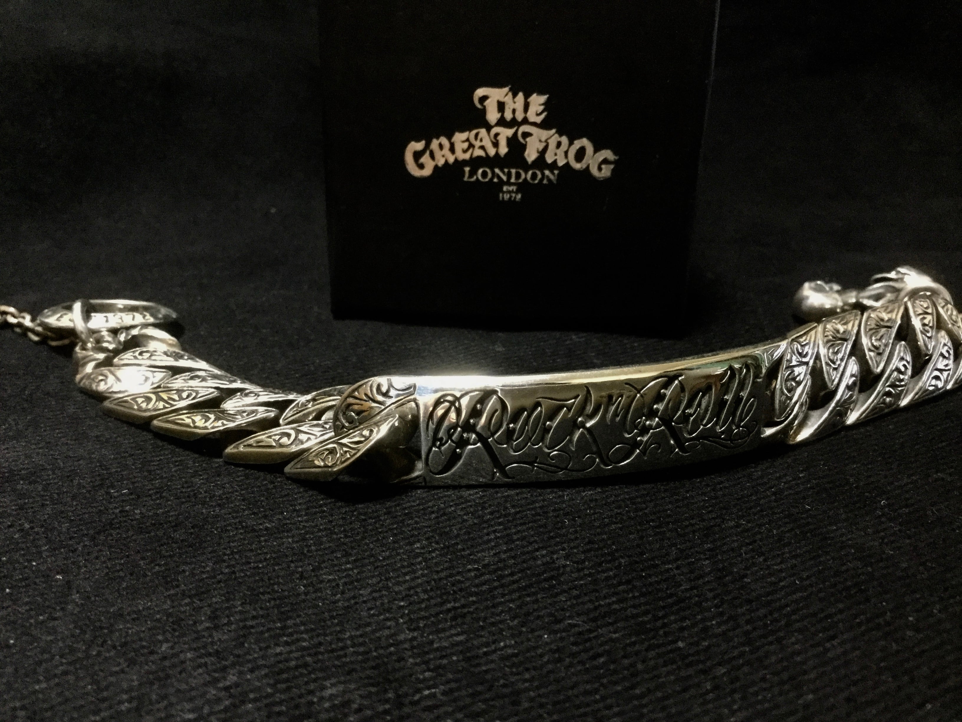 THE GREAT FROG ROCK`N ROLL ID BRACELET グレートフロッグ