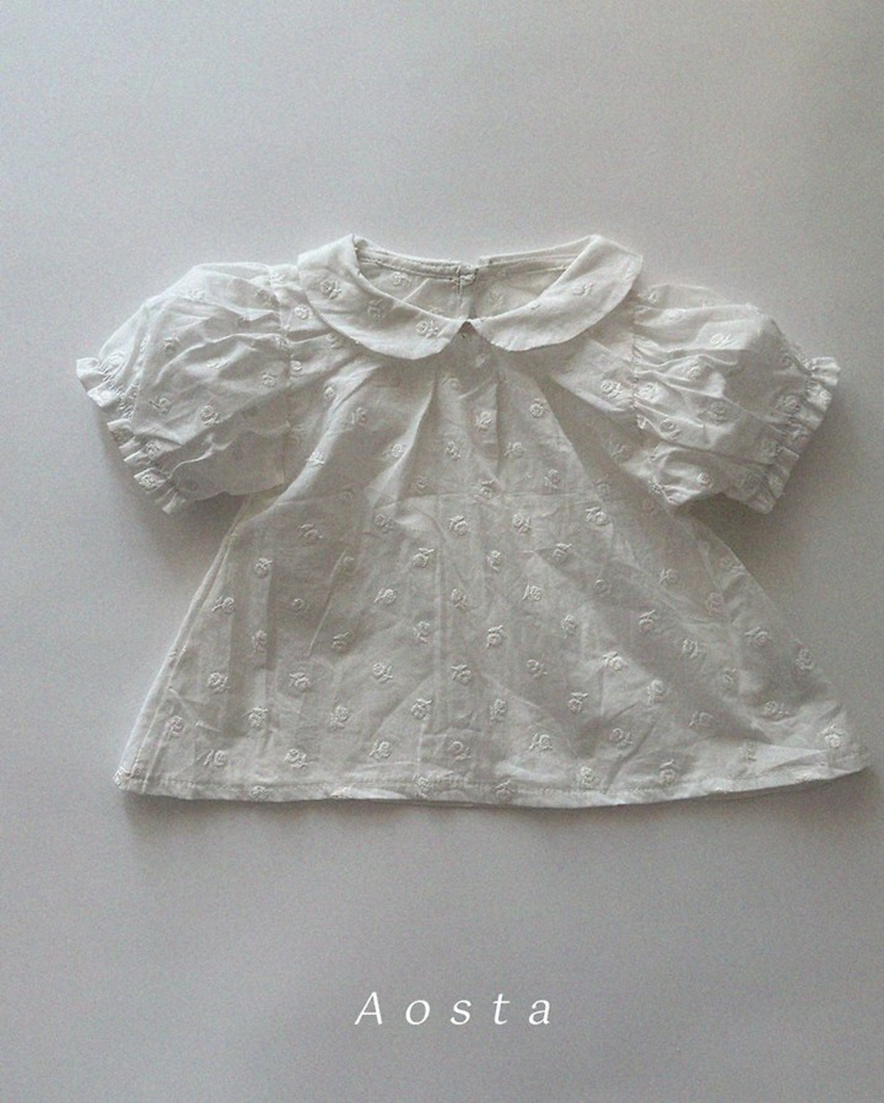 [Aosta] Collar Blouse / [아오스타] 카라블라우스