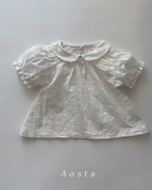 [Aosta] Collar Blouse / [아오스타] 카라블라우스